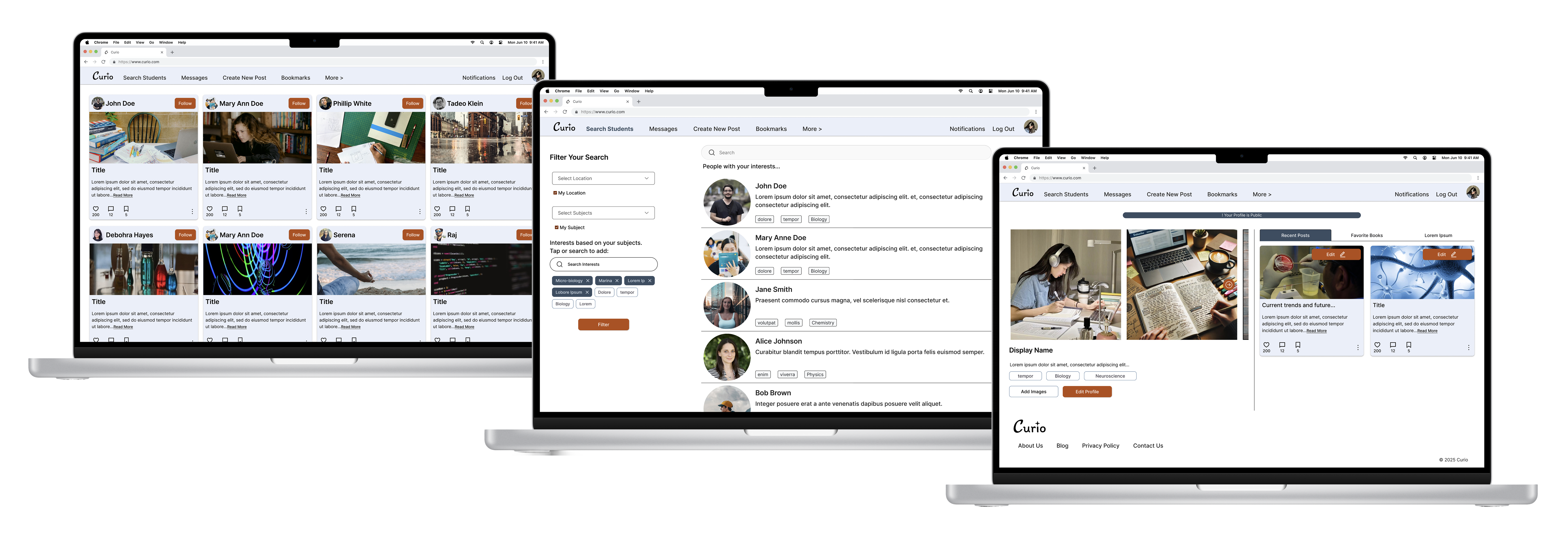 Responsive Design Desktop Screens